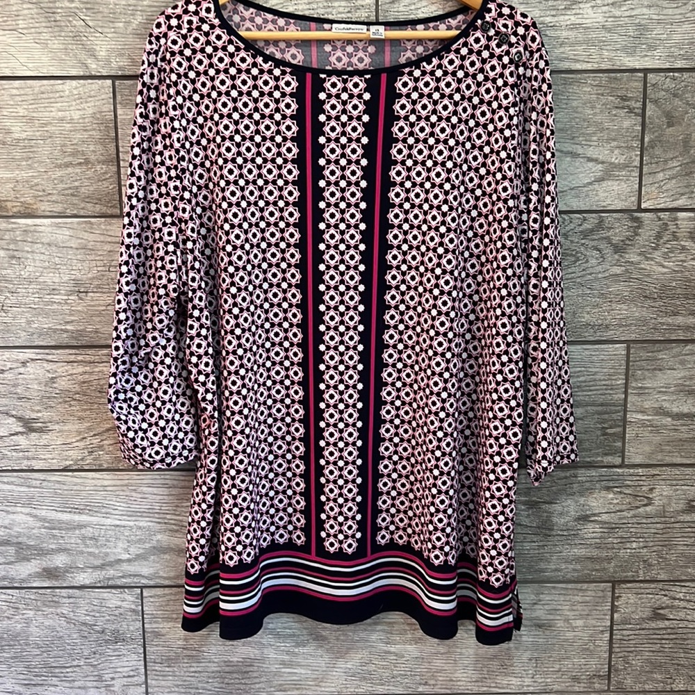 Croft & Barrow Women’s Tunic Blouse, Size 1X